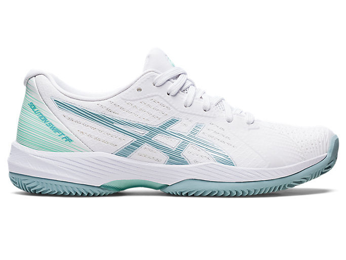 Image 1 of 7 of Femme White/Smoke Blue SOLUTION SWIFT™ FF CLAY Chaussures de Tennis pour Femmes