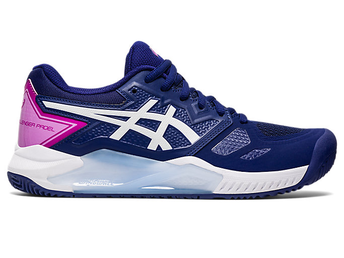 Image 1 of 7 of Women's Dive Blue/White GEL-CHALLENGER 13 PADEL Women's Sports Shoes