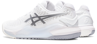Women's GEL-RESOLUTION 9, White/Pure Silver, Tennis Shoes