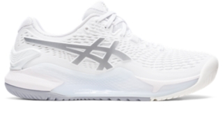 Women's GEL-RESOLUTION 9 | White/Pure Silver | Tennis Shoes | ASICS