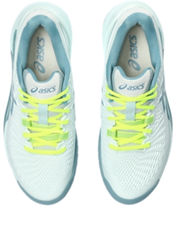 Chaussures Asics Gel Resolution 9 Homme Bleu/Vert - Sports Raquettes