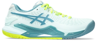 Asics grise et bleu best sale