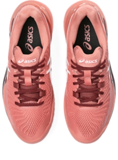 Asics Gel Resolution 9 Women's Tennis Shoes Light Garnet/White