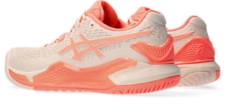 GEL RESOLUTION 9 Women Pearl Pink Sun Coral Damen Tennisschuhe ASICS DE