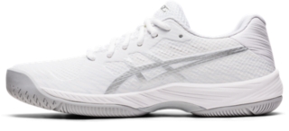 Women s GEL GAME 9 White Pure Silver Tennis Shoes ASICS