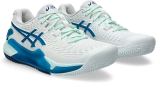 GEL-RESOLUTION 9 CLAY, White/Teal Blue 2