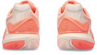 GEL RESOLUTION 9 CLAY Women Pearl Pink Sun Coral Damen Tennisschuhe ASICS DE