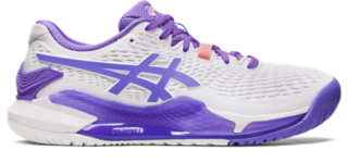 ASICS GEL RESOLUTION 9 WIDE 10 White Amethyst