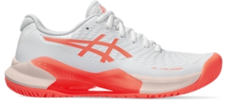 Asics gel-nimbus 21 women's running shoes white/sun coral best sale