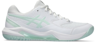 GEL DEDICATE 8 WIDE Women White Pale Blue Women s Tennis Shoes ASICS United States