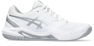 Shoes ASICS Tennis White/Pure Silver | | 8 GEL-DEDICATE Women\'s |