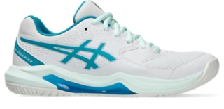 GEL-DEDICATE 8 | Women | White / Teal Blue | Women's Tennis Shoes ...