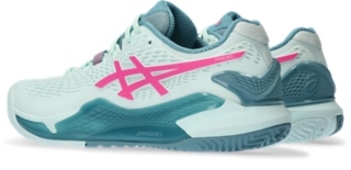 Asics Gel Resolution 9 Padel - Soothing Sea/Hot Pink