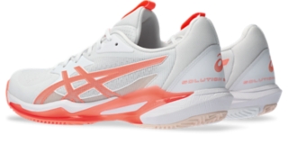 Women's SOLUTION SPEED FF 3 CLAY | White/Sun Coral | Tennis Shoes 