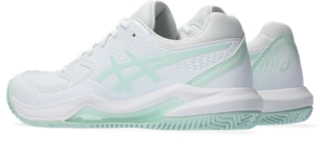 Women\'s GEL-DEDICATE 8 CLAY | White/Pale Blue | Tennis Shoes | ASICS