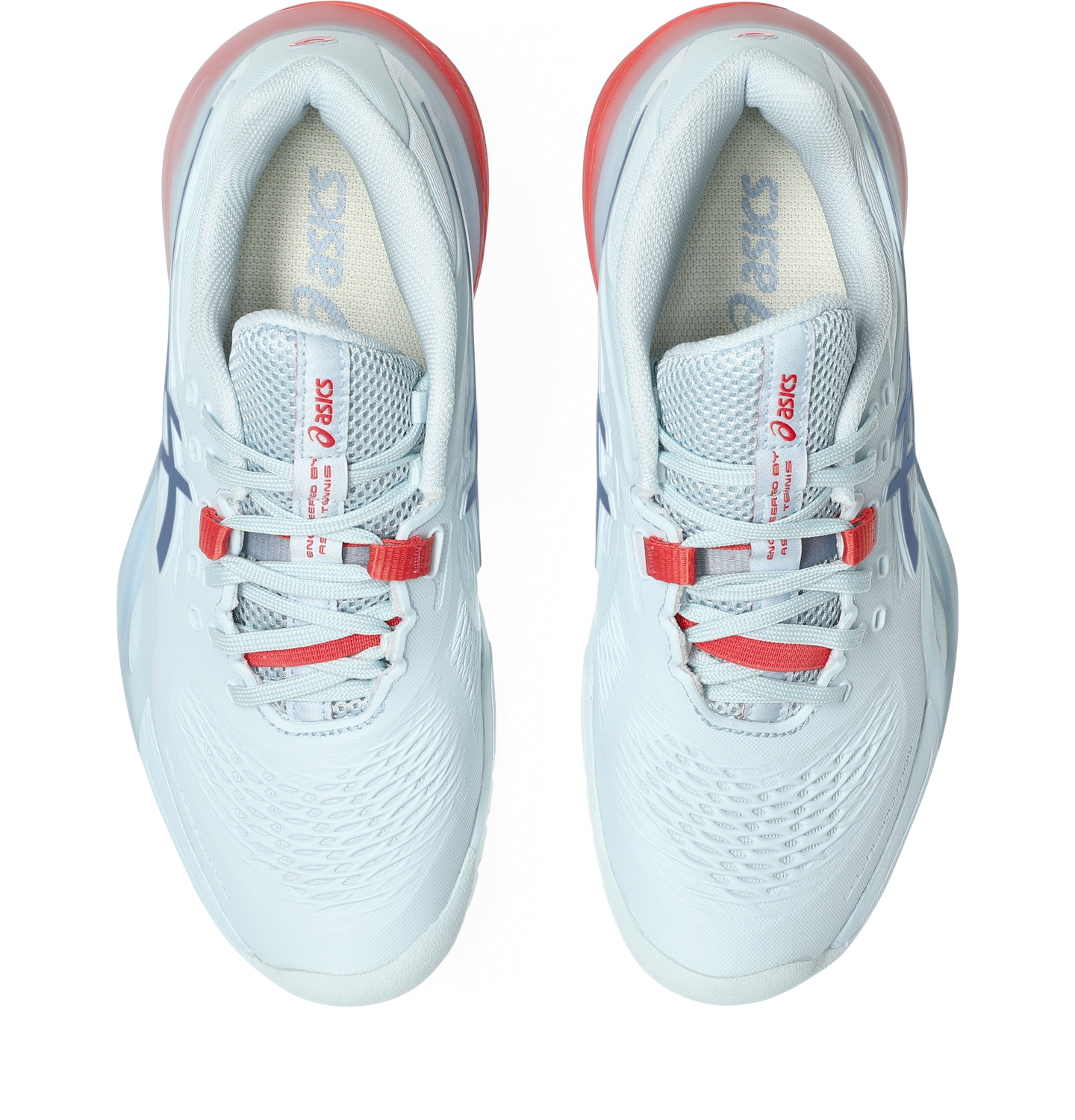 Женские кроссовки ASICS Gel-Resolution X Wide, цвет: Небесно-голубой / Серый синий — фото 6