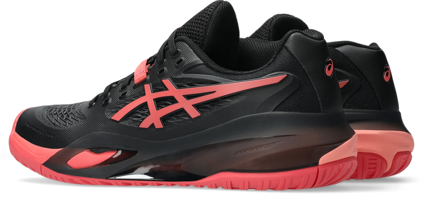 Женские кроссовки ASICS Gel-Resolution X, цвет: Чёрный / Сиена — фото 3