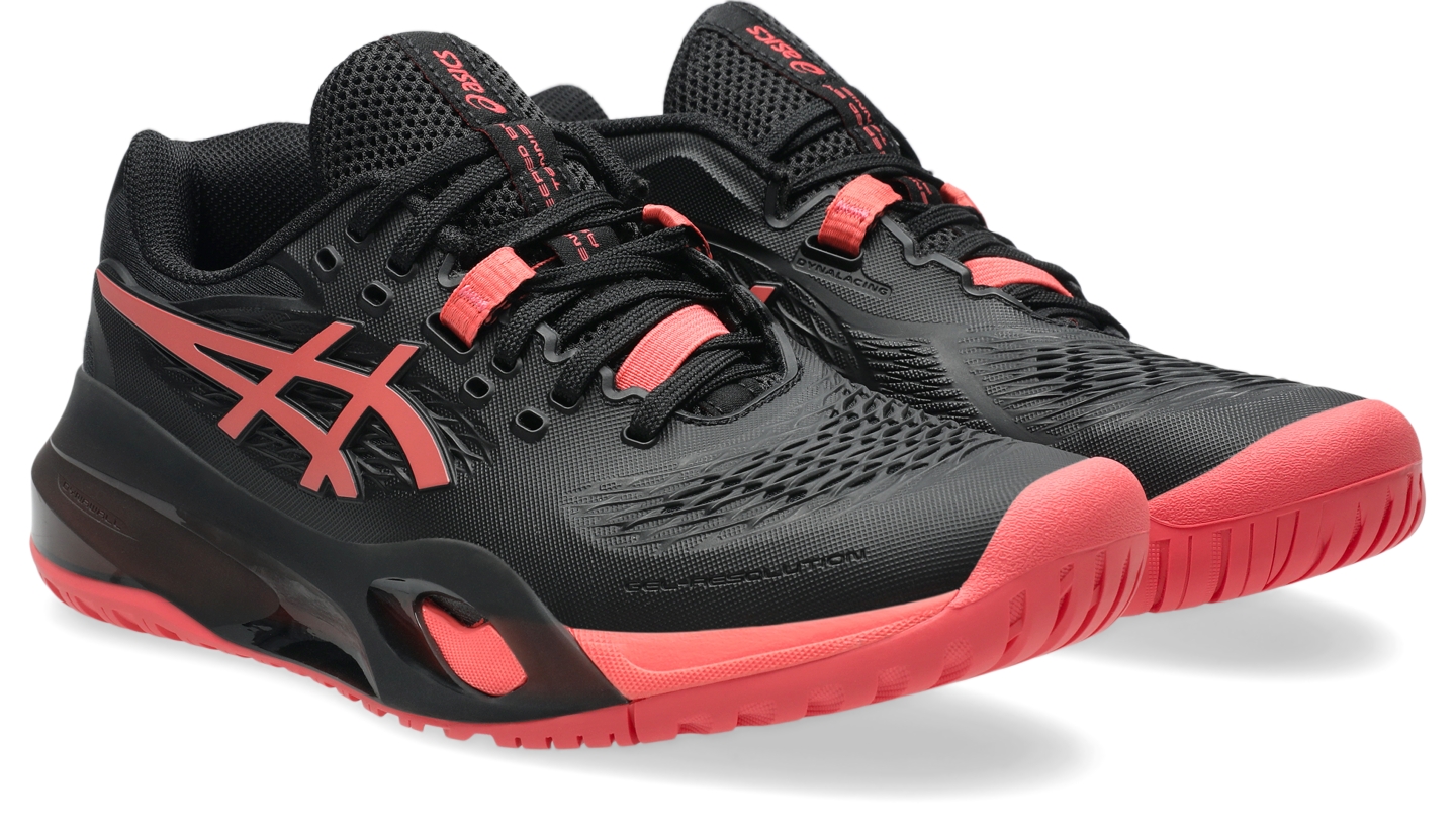 Женские кроссовки ASICS Gel-Resolution X, цвет: Чёрный / Сиена — фото 2
