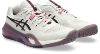 Hình 2 của 8 của Dành cho Nữ SOFT OAT/DARK AUBERGINE GEL-RESOLUTION X Giày Tennis/Pickleball Nữ