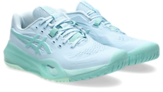 Hình 2 của 8 của Dành cho Nữ LIGHT BLUE/OASIS GREEN GEL-RESOLUTION X Giày Tennis/Pickleball Nữ