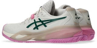 GEL-RESOLUTION X PADEL, Soft Oat/Jewel Green 3