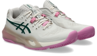 GEL-RESOLUTION X PADEL, Soft Oat/Jewel Green 2