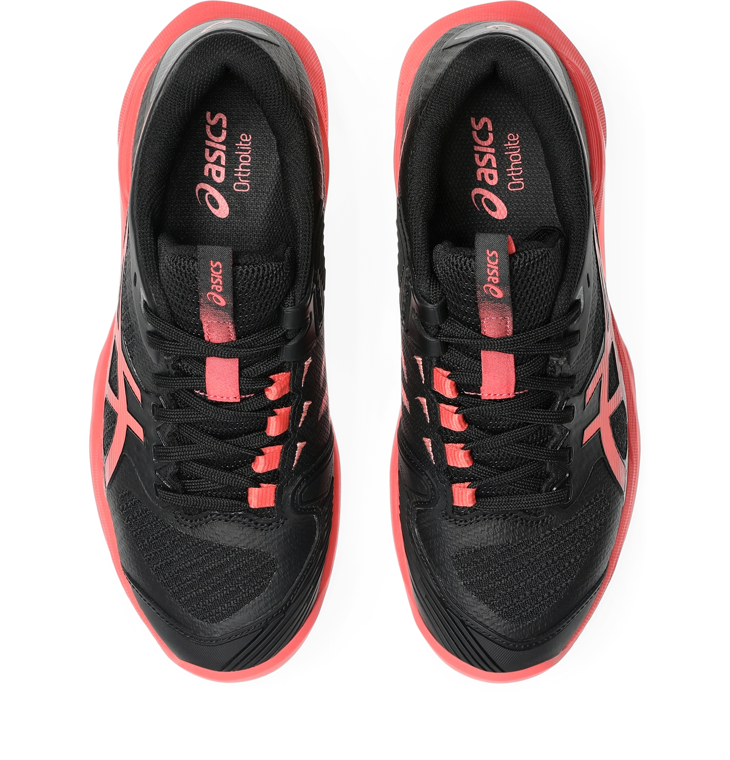 Женские кроссовки ASICS Solution Speed FF 4 Clay, цвет: Чёрный / Сиена — фото 6