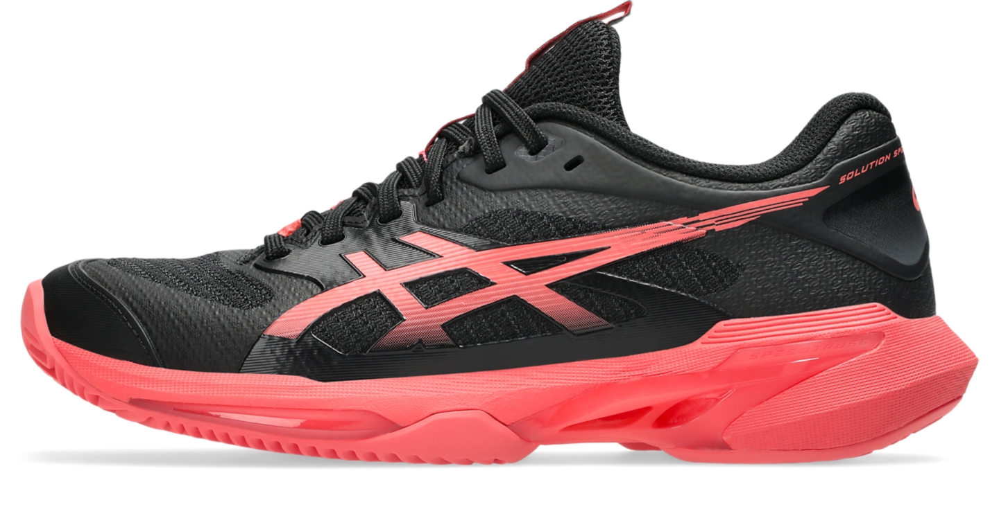 Женские кроссовки ASICS Solution Speed FF 4 Clay, цвет: Чёрный / Сиена — фото 7