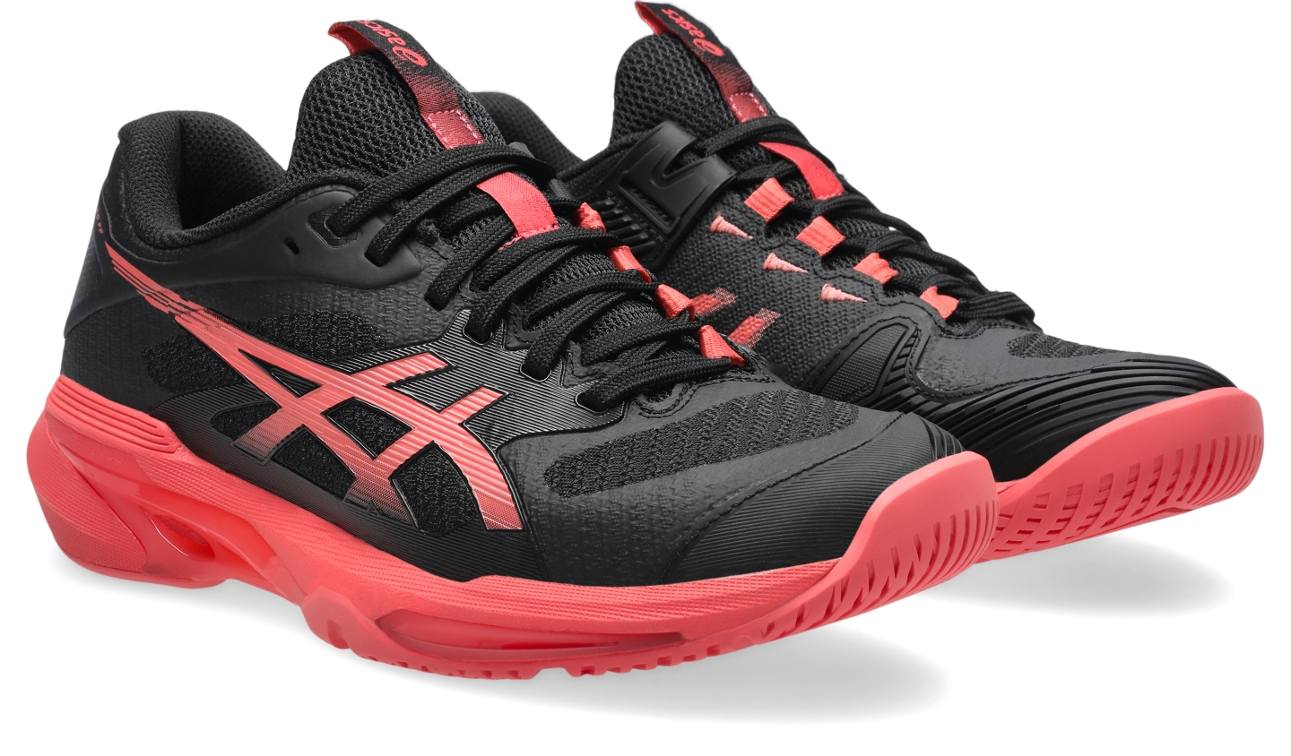 Женские кроссовки ASICS Solution Speed FF 4, цвет: Чёрный / Сиена — фото 2