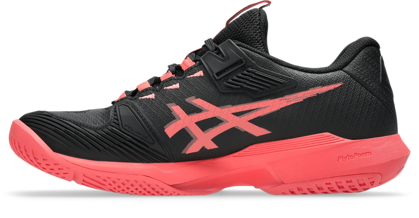 Женские кроссовки ASICS Solution Speed FF 4, цвет: Чёрный / Сиена — фото 4