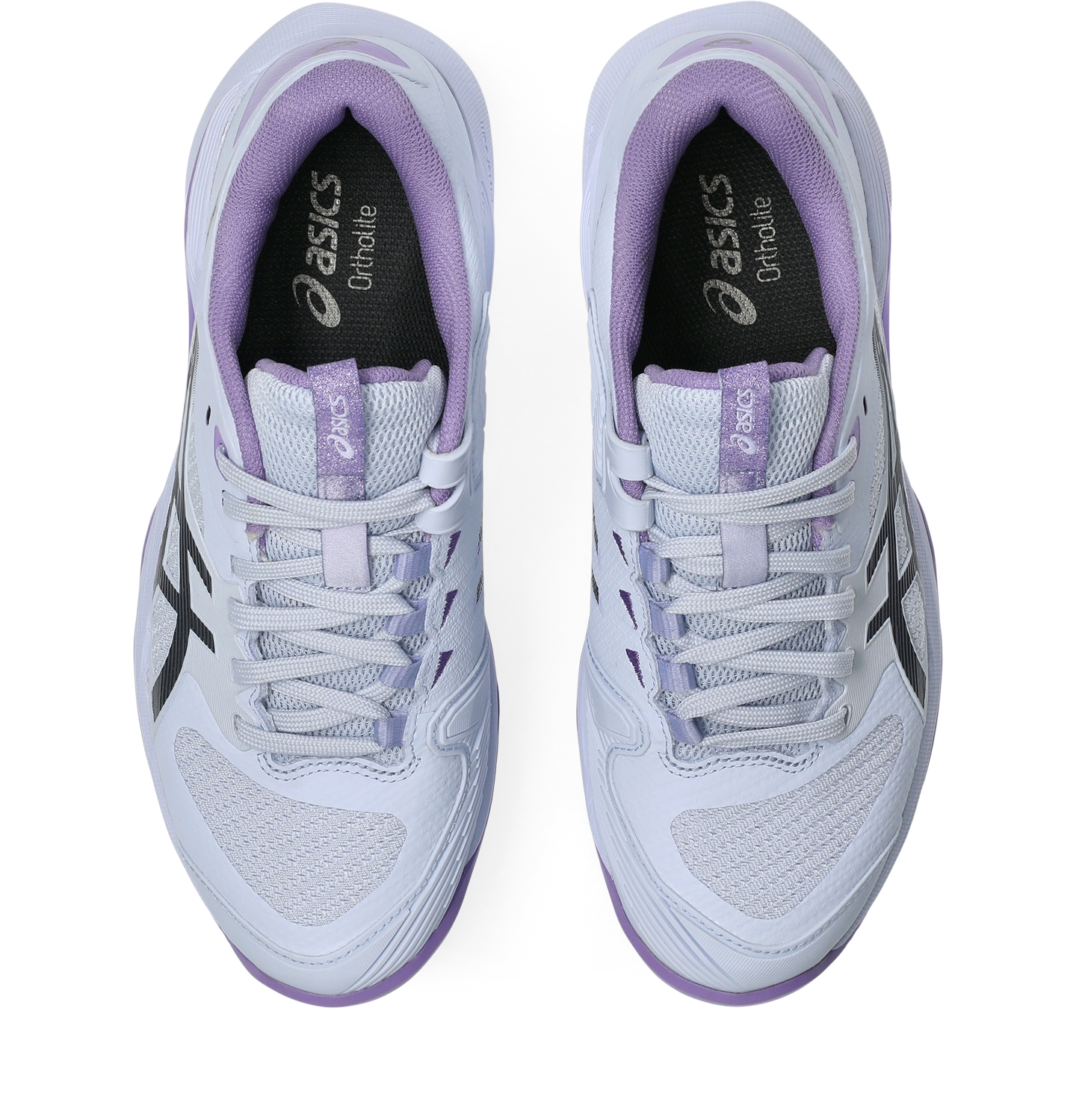 Женские кроссовки ASICS Solution Speed FF 4 Clay Night Energy, цвет: Синий / Графитовый — фото 6