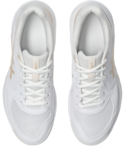 Image 6 of 8 of Women's WHITE/CHAMPAGNE GEL-DEDICATE 9 PICKLEBALL Exclude from T2 promotion