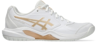 Image 8 of 8 of Women's WHITE/CHAMPAGNE GEL-DEDICATE 9 PICKLEBALL Exclude from T2 promotion