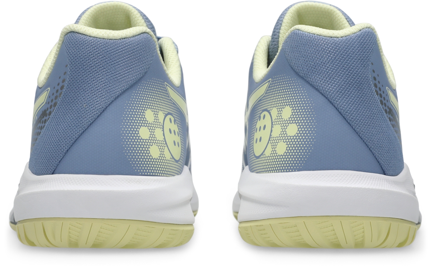 Женские кроссовки ASICS Gel-Dedicate 9 Pickleball, цвет: Индиго / Мягкий жёлтый — фото 5
