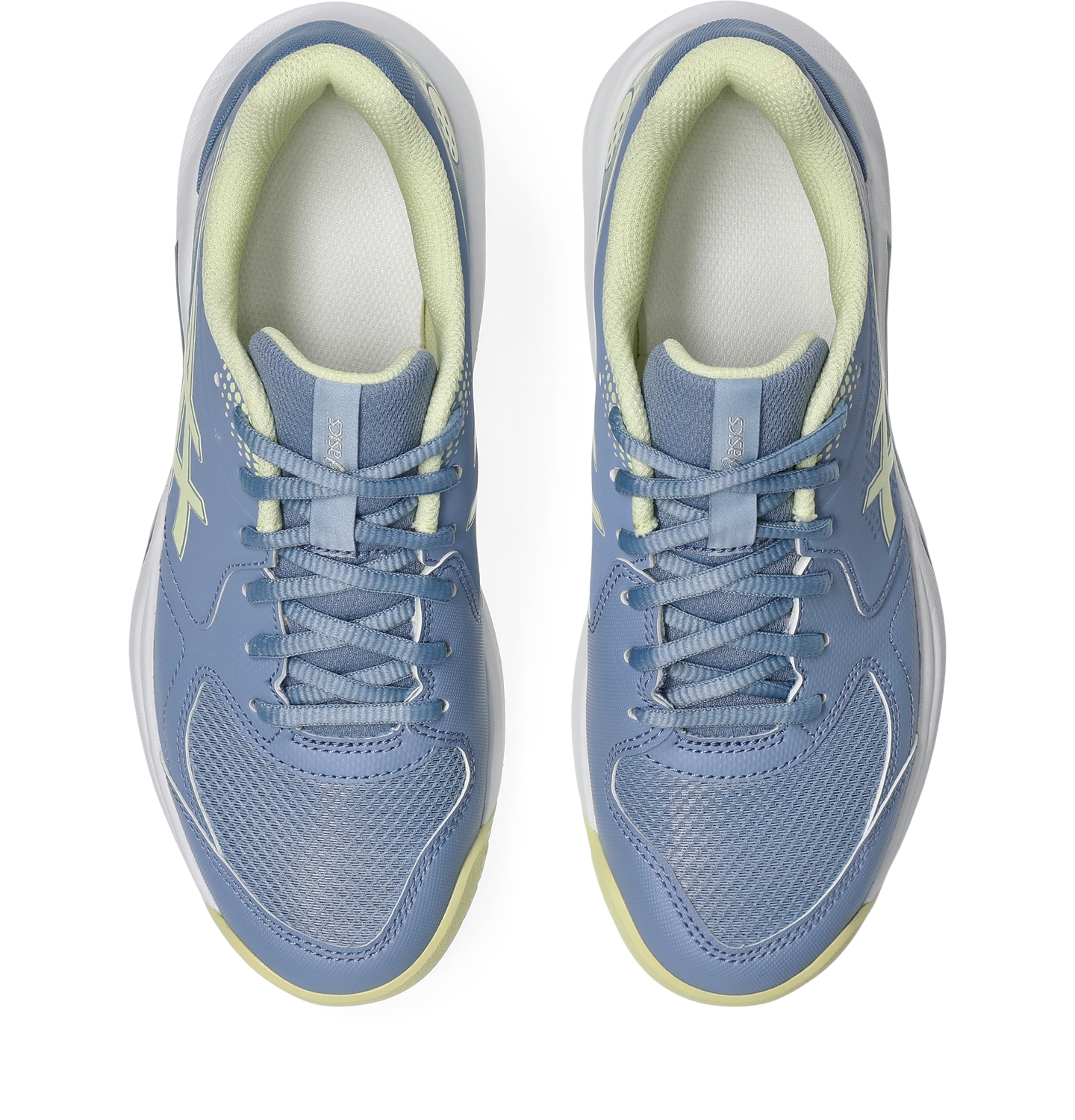Женские кроссовки ASICS Gel-Dedicate 9 Pickleball, цвет: Индиго / Мягкий жёлтый — фото 6
