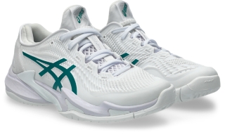 Hình 2 của 8 của Dành cho Nữ WHITE/PITCH GREEN COURT FF 3 Giày Tennis/Pickleball Nữ