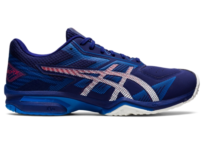 PRESTIGELYTE 4 OC(オムニ・クレー) | DIVE BLUE/WHITE - ASICS