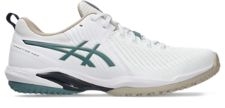 [アシックス] テニスシューズ PRESTIGE NEO OC PRESTIGE™ NEO OC WIDE(オムニ・クレー) | White/Foggy Teal | テニス