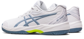 ASICS Kid's Gel-Game 9 Grade School Tennis Shoe, 1.5, Blue Expanse/White :  : Ropa, Zapatos y Accesorios