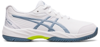 UNISEX GEL GAME 9 GRADE SCHOOL White Steel Blue Tennis ASICS