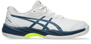 GEL GAME 9 GS Kids White Mako Blue Kinder Tennisschuhe ASICS DE