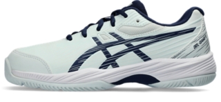 ASICS Juniors` Gel-Resolution 9 Tennis Shoes Pale Mint and Blue Expanse