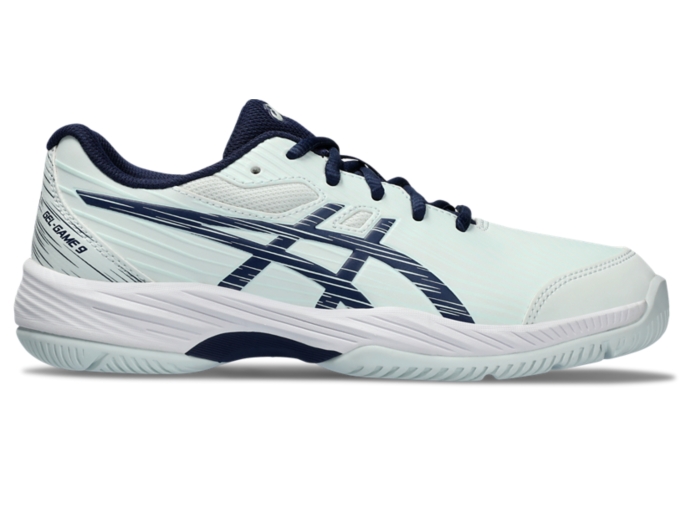 ASICS Kid's Gel-Game 9 Grade School Tennis Shoe, 1.5, Blue Expanse/White :  : Ropa, Zapatos y Accesorios