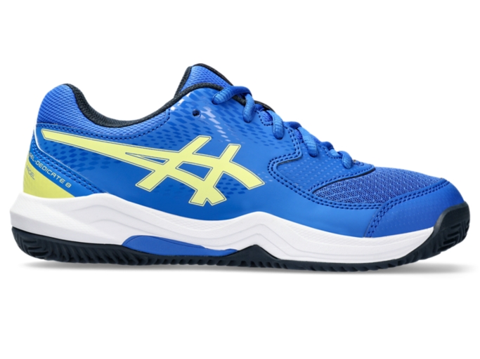 UNISEX GEL-DEDICATE 8 PADEL GS | Illusion Blue/Glow Yellow | Running |  ASICS IE