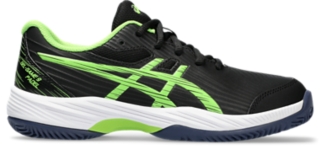 GEL GAME 9 PADEL GS Kids Black Electric Lime Zaalschoenen voor kinderen ASICS Outlet BE