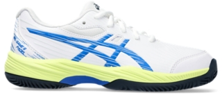 UNISEX GEL-GAME 9 PADEL GS, White/Illusion Blue, Running