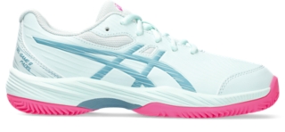 UNISEX GEL-GAME 9 PADEL GS, White/Illusion Blue, Running