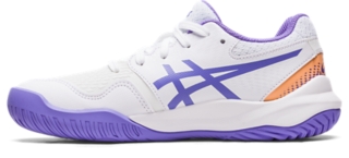 Asics Gel Resolution 9 Women's Tennis Shoes - White/Amethyst