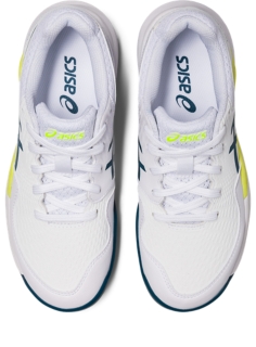 UNISEX GEL-RESOLUTION 9 GRADE SCHOOL, Steel Blue/Hazard Green, Tennis