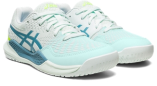 Women's GEL-RESOLUTION 9, Soothing Sea/Gris Blue, Tennis Shoes